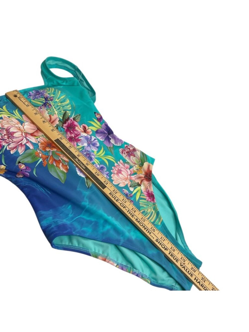 Johnny Was Swimsuit Women Sz XS Floral Square Neck One Piece Nwt $138 - Picture 11 of 11